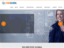 Tablet Screenshot of evocglobal.com